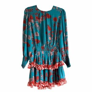 Misa Los Angeles Camila Dress In Talitha Paisley Combo NEW